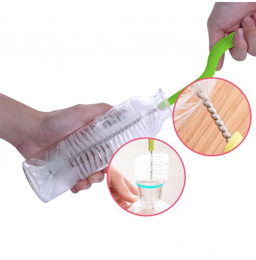 FIFFY NURSING BOTTLE BRUSH WITH TEAT BRUSH (121)