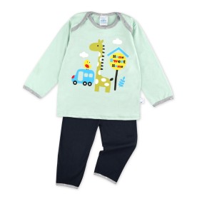 FIFFY HOME SWEET HOME LONG SLEEVE PYJAMAS SUIT BAJU BAYI (1125003)