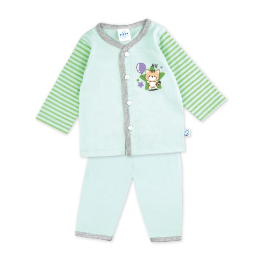 FIFFY HI KITTY LONG SLEEVE VEST SUIT BAJU BAYI (1125006)