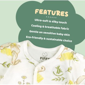 FIFFY BUNNY GARDEN SHORT SLEEVE VEST + LONG PANT SUIT BAJU BAYI (1326001)