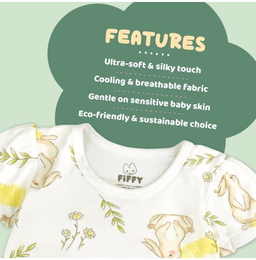 FIFFY BUNNY GARDEN ROMPER BAJU BAYI (1326003)
