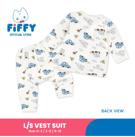 FIFFY CITY DRIVE LONG SLEEVE VEST SUIT BAJU BAYI (1326005)