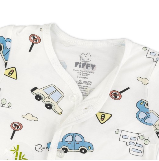 FIFFY CITY DRIVE LONG SLEEVE VEST SUIT BAJU BAYI (1326005)