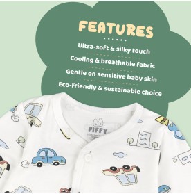 FIFFY CITY DRIVE LONG SLEEVE VEST SUIT BAJU BAYI (1326005)