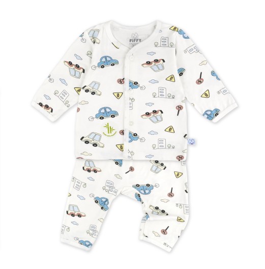 FIFFY CITY DRIVE LONG SLEEVE VEST SUIT BAJU BAYI (1326005)