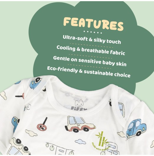 FIFFY CITY DRIVE ROMPER BAJU BAYI (1326006)