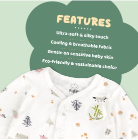 FIFFY FOREST DAY LONG SLEEVE VEST SUIT BAJU BAYI (1326008)