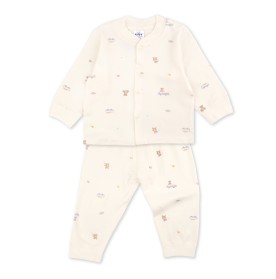 FIFFY SWEET BEAR LONG SLEEVE VEST SUIT BAJU BAYI (1326013)