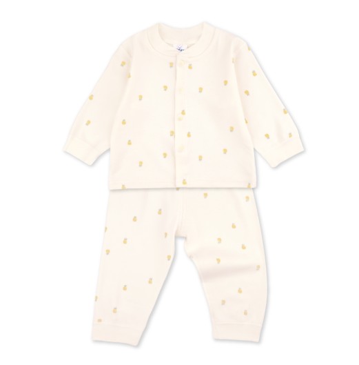 FIFFY MINI PINEAPPLE LONG SLEEVE VEST SUIT (1326013)