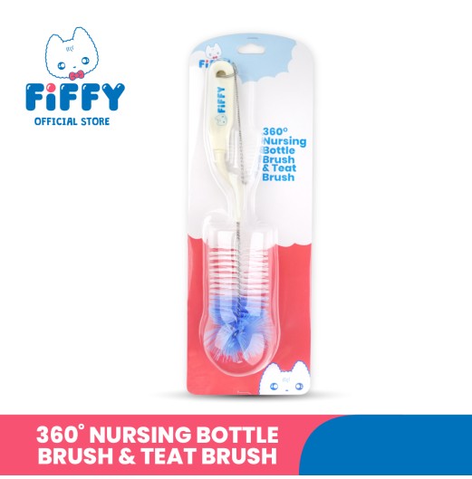 FIFFY ROTARY NURSING BOTTLE BRUSH + TEAT BRUSH BERUS BOTOL (18159) FIFFY ROTARY NURSING BOTTLE BRUSH + TEAT BRUSH BERUS BOTOL (18159)