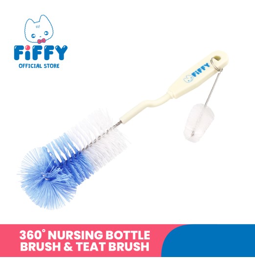 FIFFY ROTARY NURSING BOTTLE BRUSH + TEAT BRUSH BERUS BOTOL (18159) FIFFY ROTARY NURSING BOTTLE BRUSH + TEAT BRUSH BERUS BOTOL (18159)