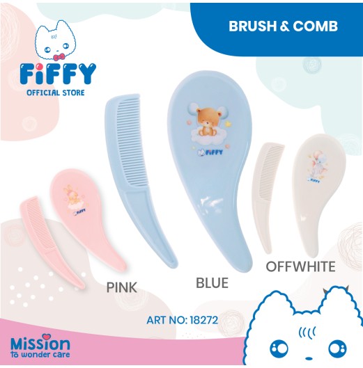 FIFFY BABY BRUSH & COMB SET (18272) FIFFY BABY BRUSH & COMB SET (18272)
