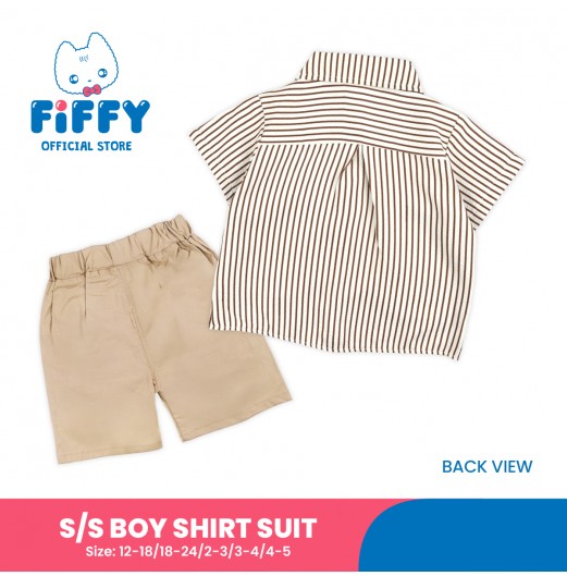 FIFFY DAPPER SHORT SLEEVE BOY SHIRT SUIT (2325094)