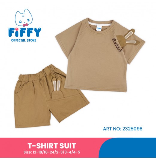 FIFFY RABBIT LOVER BAJU BAYI T-SHIRT SUIT (2325096)