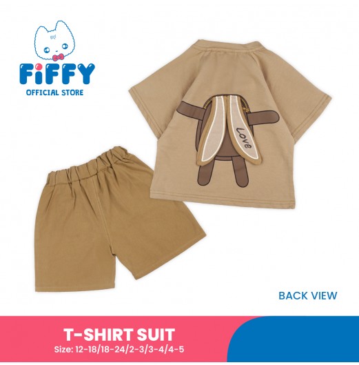 FIFFY RABBIT LOVER BAJU BAYI T-SHIRT SUIT (2325096)