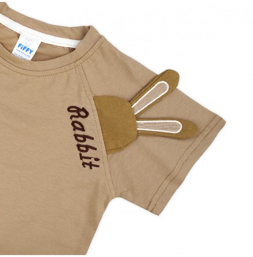 FIFFY RABBIT LOVER BAJU BAYI T-SHIRT SUIT (2325096)