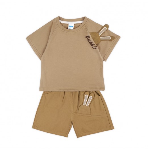 FIFFY RABBIT LOVER BAJU BAYI T-SHIRT SUIT (2325096)