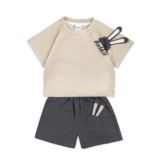 FIFFY RABBIT LOVER BAJU BAYI T-SHIRT SUIT (2325096)