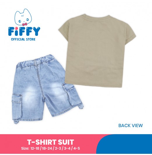 FIFFY HAPPY MOOD BAJU BAYI T-SHIRT SUIT (2325097) FIFFY HAPPY MOOD BAJU BAYI T-SHIRT SUIT (2325097)