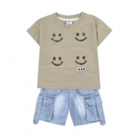 FIFFY HAPPY MOOD BAJU BAYI T-SHIRT SUIT (2325097)