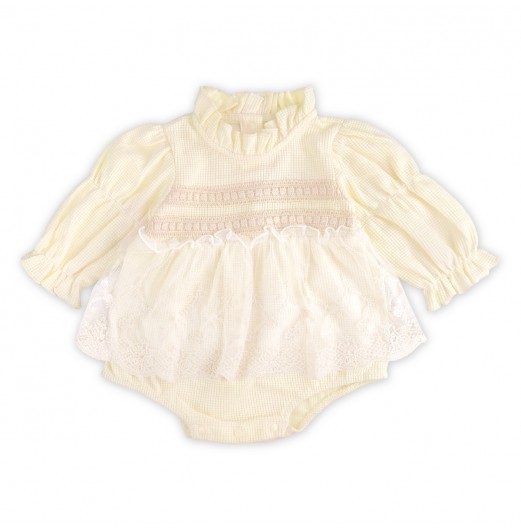 FIFFY LACE CHARM BAJU BAYI ROMPER (2325100)