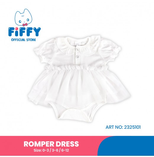 FIFFY LACE DREAM BAJU BAYI ROMPER DRESS (2325101)