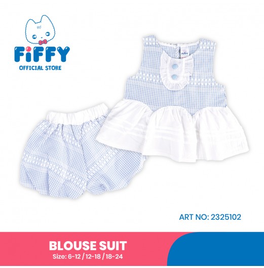 FIFFY TINY PICNIC BAJU BAYI BLOUSE SUIT (2325102)
