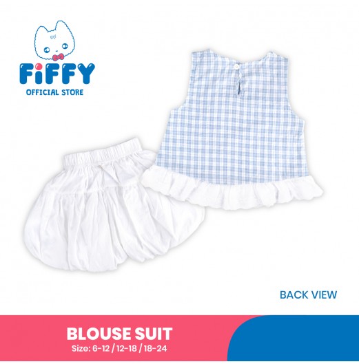 FIFFY WEEKEND MUSE BAJU BAYI BLOUSE SUIT (2325102）