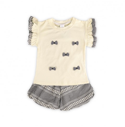FIFFY BOW CUTIE BAJU BAYI BLOUSE SUIT (2325103)