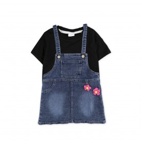 FIFFY DENIM DUNGAREE 2 IN 1 ROMPER SUIT BAJU BAYI (2325105)
