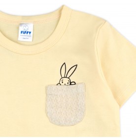 FIFFY POCKET BUNNY BAJU BAYI T-SHIRT SUIT (2325109)
