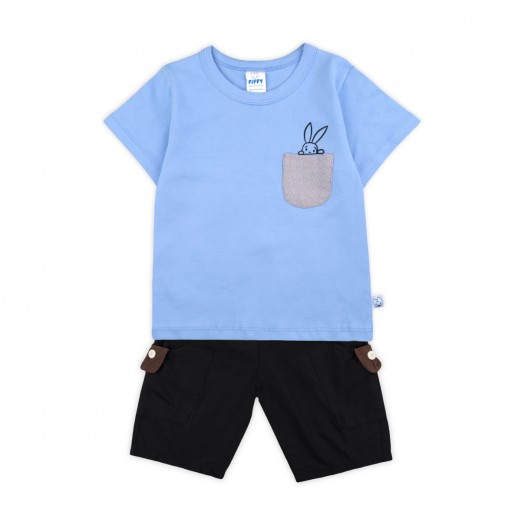 FIFFY POCKET BUNNY BAJU BAYI T-SHIRT SUIT (2325109) FIFFY POCKET BUNNY BAJU BAYI T-SHIRT SUIT (2325109)
