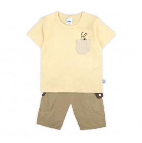 FIFFY POCKET BUNNY BAJU BAYI T-SHIRT SUIT (2325109)