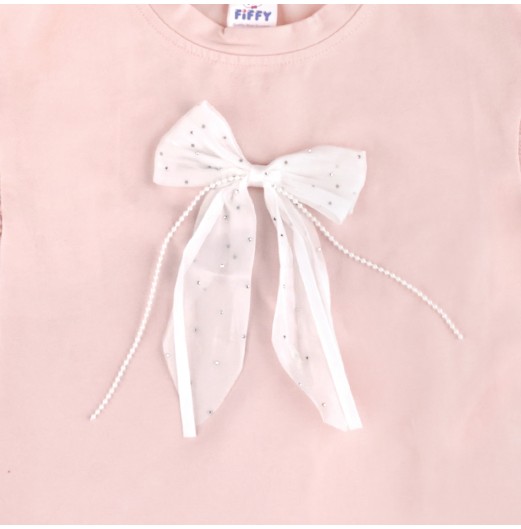 FIFFY BIG RIBBON BAJU BAYI T-SHIRT SUIT (2325110)