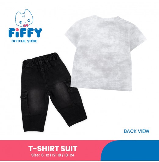 FIFFY MINI URBAN BAJU BAYI T-SHIRT SUIT (2325111) FIFFY MINI URBAN BAJU BAYI T-SHIRT SUIT (2325111)