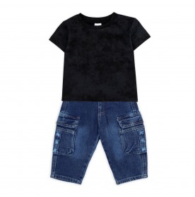 FIFFY MINI URBAN BAJU BAYI T-SHIRT SUIT (2325111)