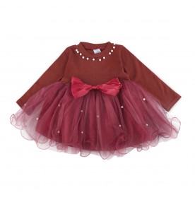 FIFFY PEARL BOW DRESS BAJU BAYI (2325114)