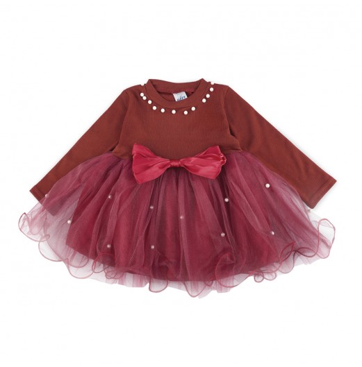 FIFFY PEARL BOW DRESS BAJU BAYI (2325114)