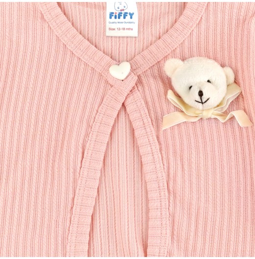 FIFFY TEDDY RUFFLE BAJU BAYI DRESS (2325115)