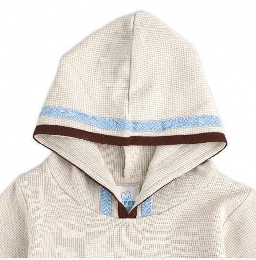 FIFFY SPORT HOODIE BAJU BAYI SHORT SLEEVE BOY SHIRT SUIT (2325117)