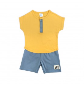 FIFFY COOL BAJU BAYI SHORT SLEEVE BOY SHIRT SUIT (2325118)