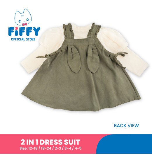 FIFFY SWEET RUFFLE 2 IN 1 DRESS SUIT BAJU BAYI (2325125)