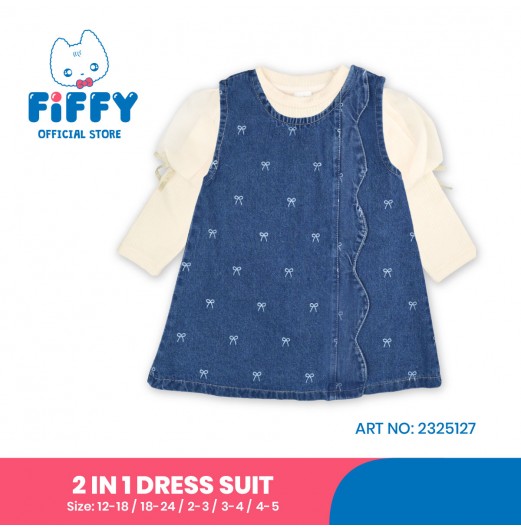 FIFFY LITTLE RIBBON 2 IN 1 DRESS SUIT BAJU BAYI (2325127)