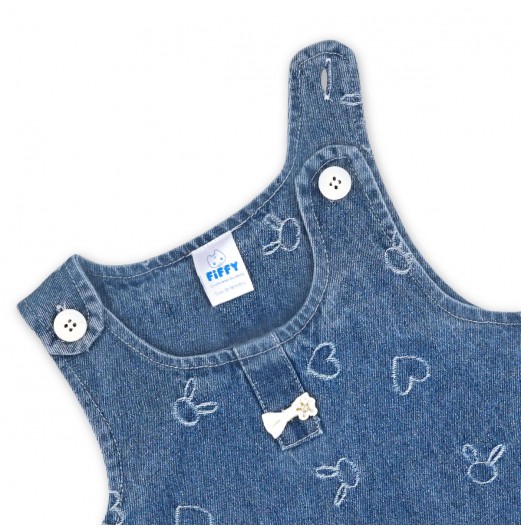 FIFFY BUNNY HEART 2 IN 1 DRESS SUIT BAJU BAYI (2325128)