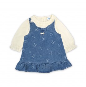 FIFFY BUNNY HEART 2 IN 1 DRESS SUIT BAJU BAYI (2325128)