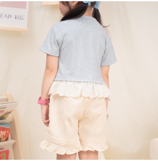 FIFFY RIBBON RUFFLE BAJU BAYI BLOUSE SUIT (2325133)