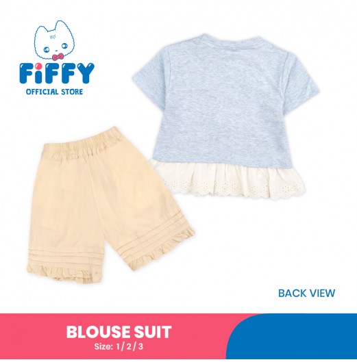 FIFFY RIBBON RUFFLE BAJU BAYI BLOUSE SUIT (2325133) FIFFY RIBBON RUFFLE BAJU BAYI BLOUSE SUIT (2325133)