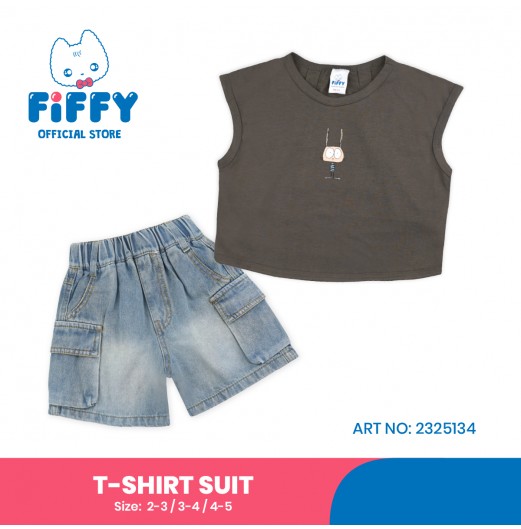 FIFFY BIG EYES BAJU BAYI TANK TOP SUIT (2325134)