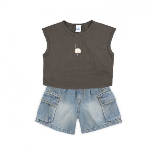 FIFFY BIG EYES BAJU BAYI TANK TOP SUIT (2325134)