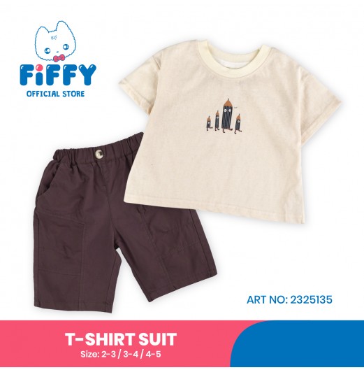 FIFFY PENCIL PALS BAJU BAYI T-SHIRT SUIT (2325135)
